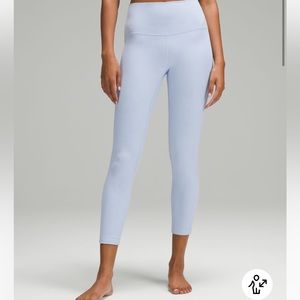 Lululemon High Rise Pant 25” Blue Linen Color